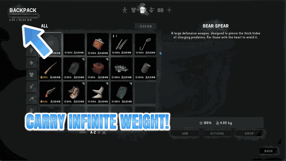 The Long Dark — Pack Mule (Carry Anything) (screenshot 2)